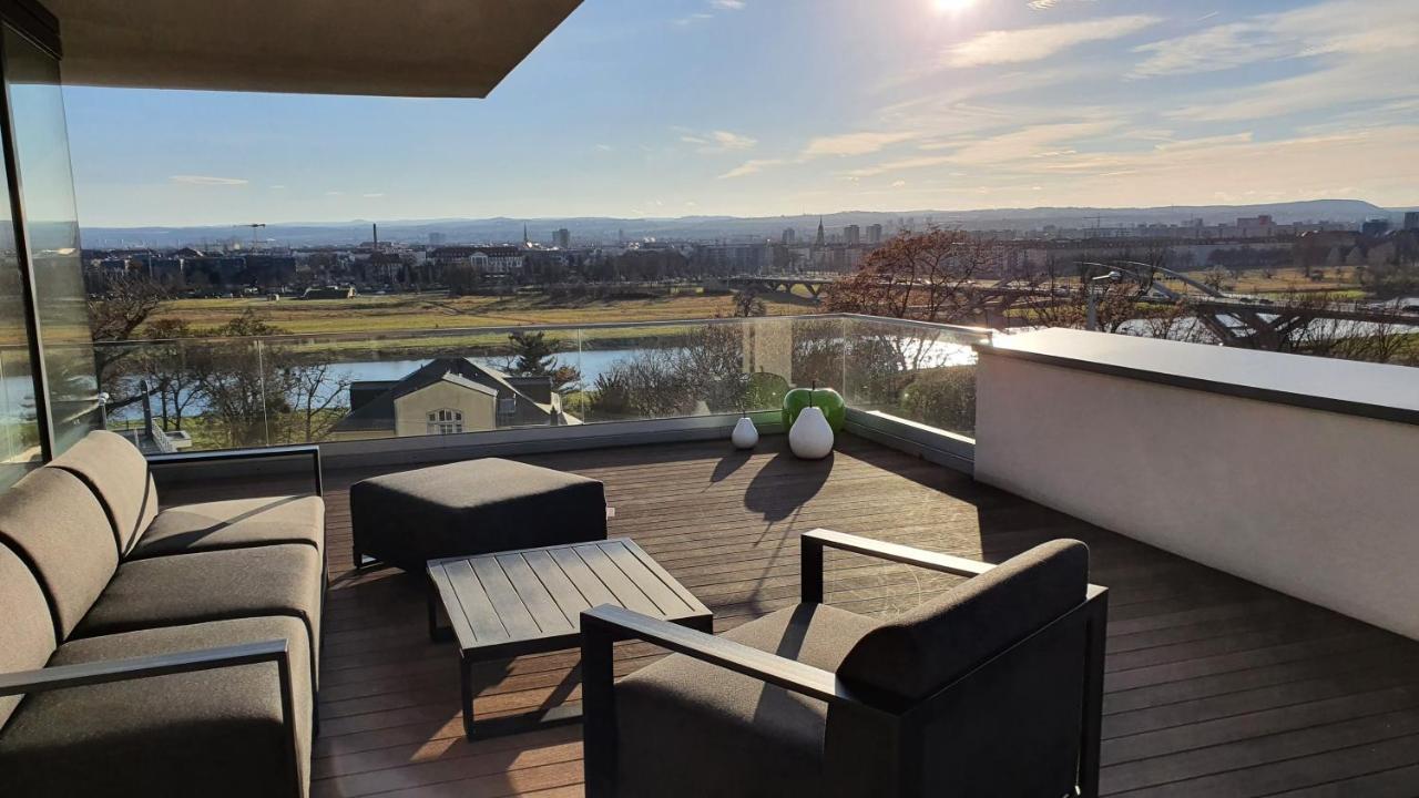 Wohnung Mit Weitblick เดรสเดน ภายนอก รูปภาพ