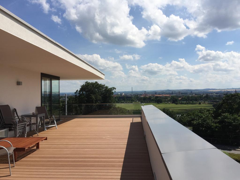 Wohnung Mit Weitblick เดรสเดน ภายนอก รูปภาพ