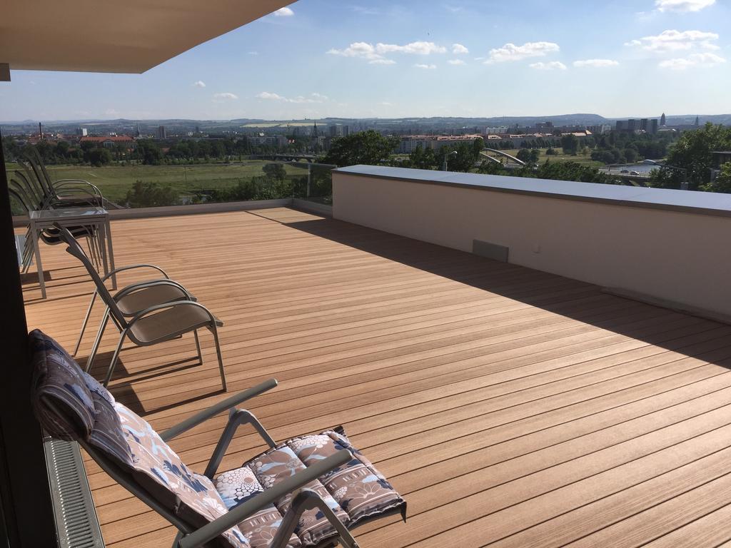 Wohnung Mit Weitblick เดรสเดน ภายนอก รูปภาพ