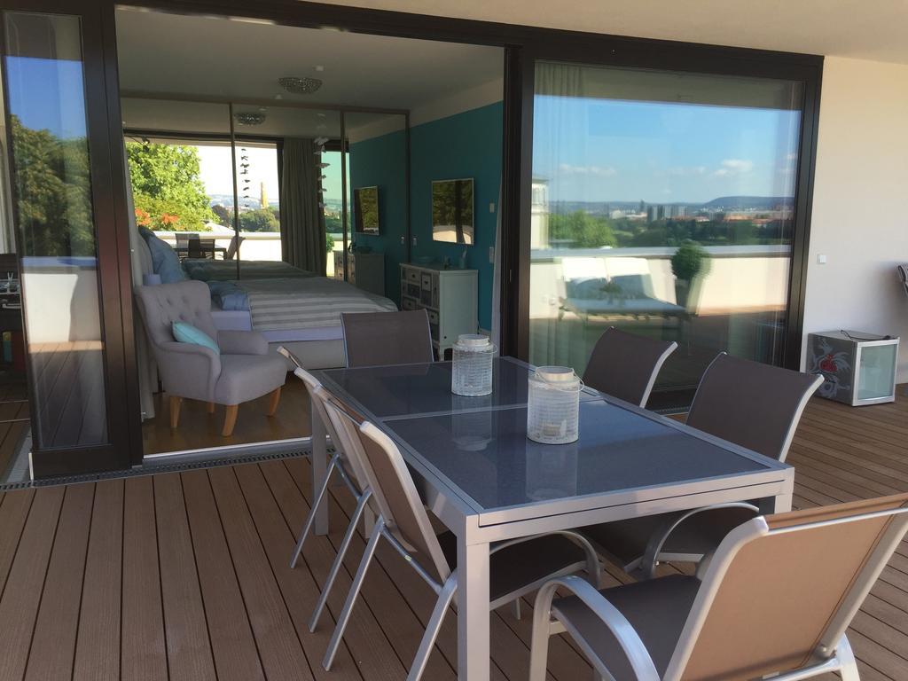Wohnung Mit Weitblick เดรสเดน ภายนอก รูปภาพ